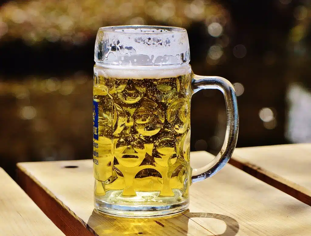 Pint of beer.