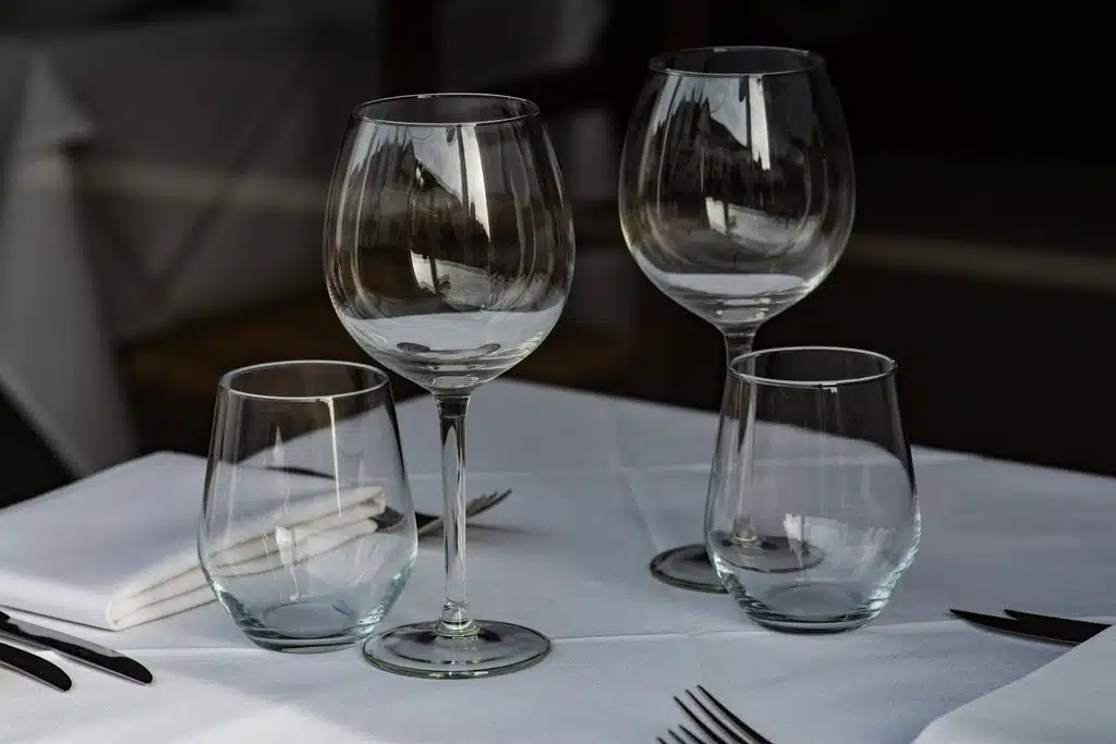 Wine glasses