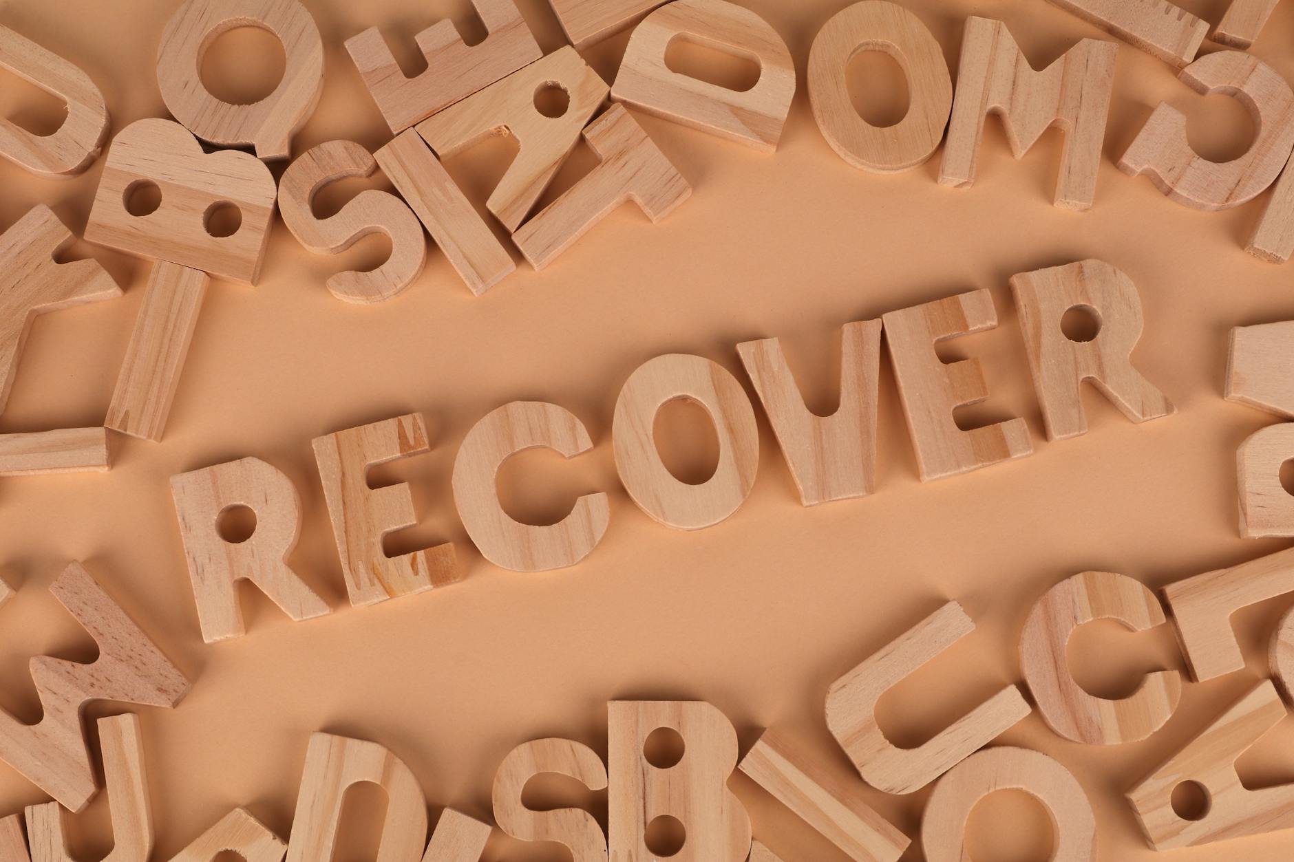 word recover made up of wooden letters Dual Diagnosis And Addiction: Overcoming The Challenges