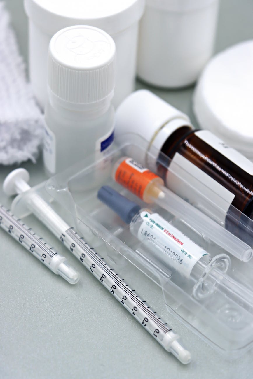 close up of medical supplies and vaccines Buvidal Vs Methadone: Key Differences